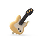 Small Guitar Refrigerator Magnet